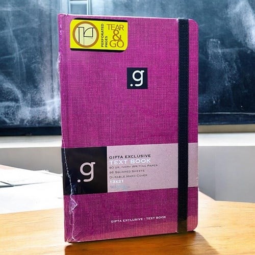 Gıpta Text Book Sert Kapak Defter 13x21 96 Yaprak Çizgili