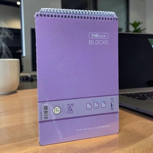 Gıpta Thebook Blocks Spiralli Sert Kapak Bloknot 17x24-100 Yp Çizgili