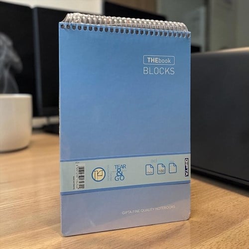 Gıpta Thebook Blocks Spiralli Sert Kapak Bloknot 17x24-100 Yp Çizgili