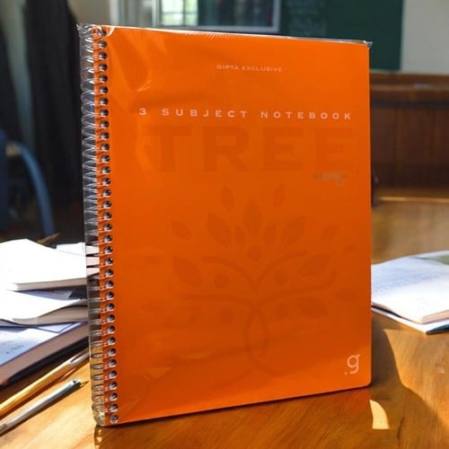 Gıpta Tree Spiralli Ayraçlı Defter A4 120 Yaprak Kareli