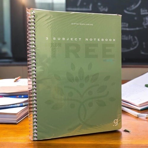 Gıpta Tree Spiralli Ayraçlı Defter A4 120 Yaprak Kareli