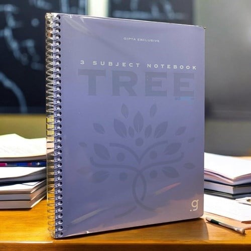 Gıpta Tree Spiralli Ayraçlı Defter A4 120 Yaprak Kareli
