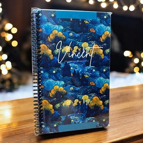 Gıpta Vincent Van Gogh Spiralli Defter 13x21 80 Yaprak Çizgili