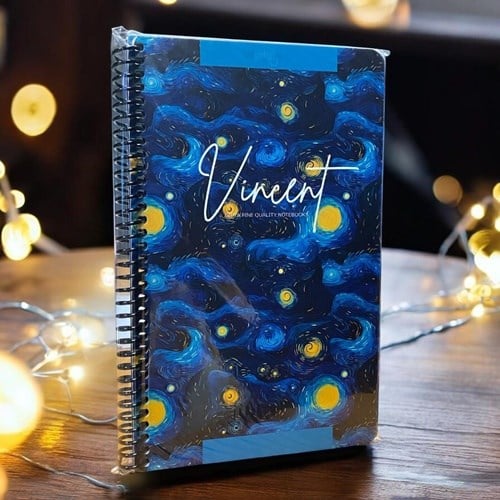 Gıpta Vincent Van Gogh Spiralli Defter 13x21 80 Yaprak Çizgili