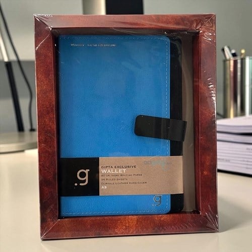 Gıpta Wallet İp Dikiş Sert Kapak Kutulu A5 Defter 96 Yaprak Çizgili
