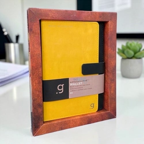 Gıpta Wallet Sert Kapak Defter A5 Çizgisiz 96 Yaprak Kutulu