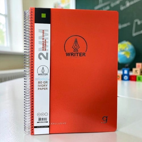 Gıpta Writer Spiralli A4 80 Yaprak Kareli Defter