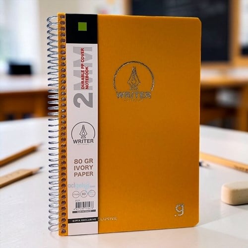 Gıpta Writer Spiralli Defter 17x24 80 Yaprak Çizgili