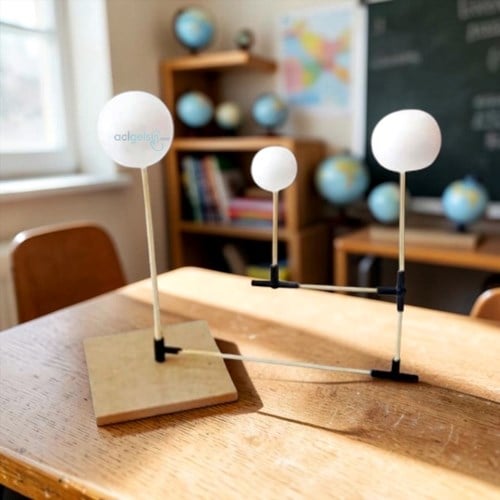 Güneş Dünya Ay Sistemi Modeli 3 Lü Kutulu