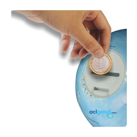 Gürbüz 10cm Işıksız Globe Kumbara Hayvanlı Küre