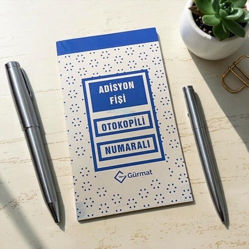 Gürmat Adisyon Fişi Otokopili Numaralı