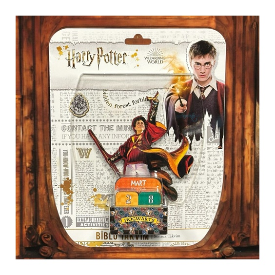 Harry Potter Ahşap Sonsuz Biblo Takvim