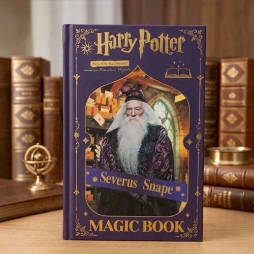 Harry Potter Hologramlı Kapak Severus Snape Tasarımlı Not Defteri