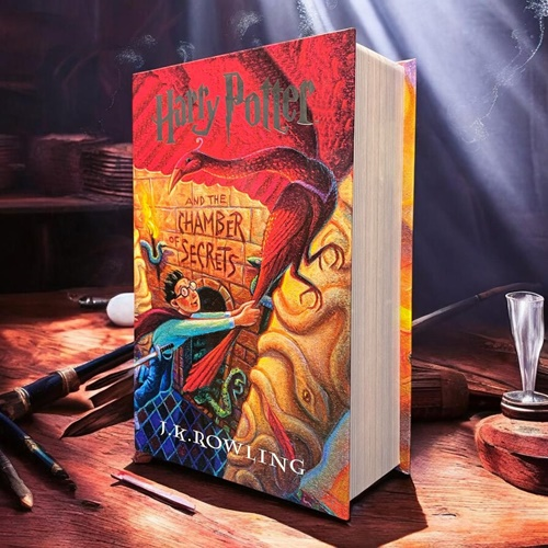Harry Potter Kitap Görünümlü Kilitlenebilir Metal Gizli Kasa