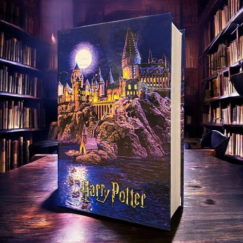 Harry Potter Kitap Görünümlü Kilitlenebilir Metal Gizli Kasa