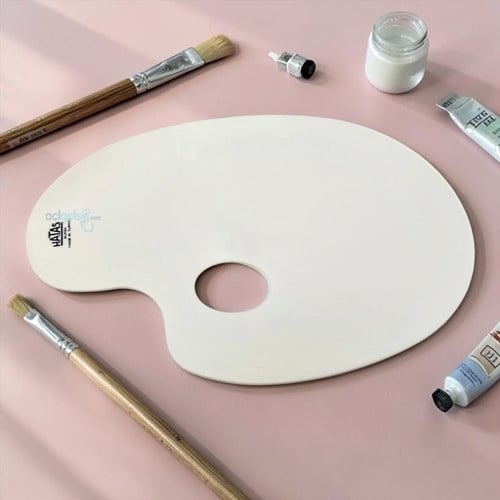 Hatas Godesiz Oval Akrilik Resim Paleti 20 X 30 Cm