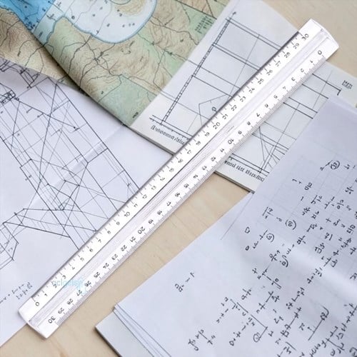 Hatas Tribidesimetre Şeffaf 30 Cm No:0250