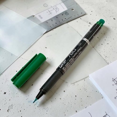 Hı-text Asetat Kalemi Permanent 780 Ohp S Yeşil