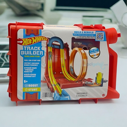 Hot Wheels Track Builder Benzin Bidonu Akrobasi Seti