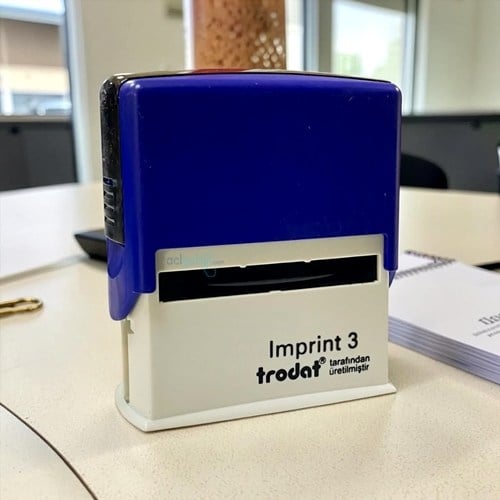 Imprint 3 Kaşe Mavi/kırmızı Gövde Siyah Keçe