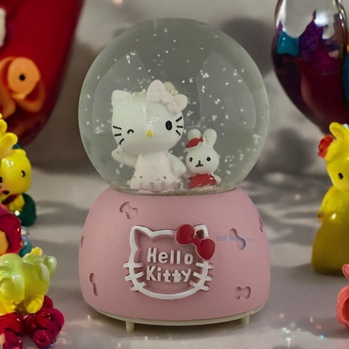 Kar Küresi Hello Kitty 80 Mm Işıklı Müzikli