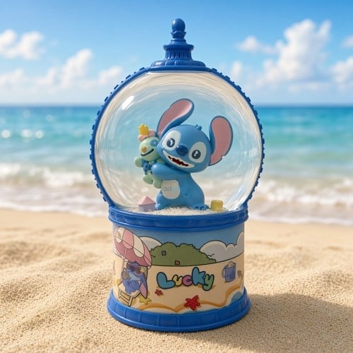 Kar Küresi Stitch Lucky 100 Ml Püskürtmeli Işıklı Müzikli