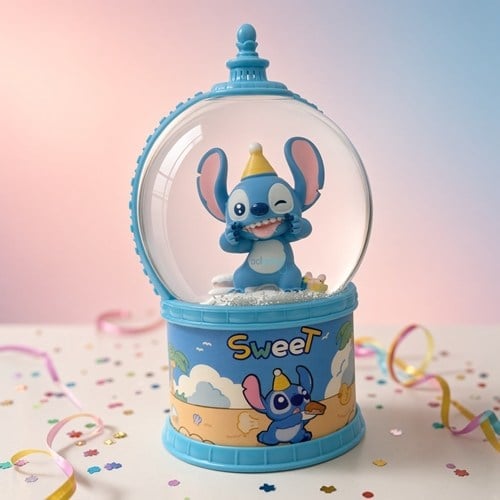 Kar Küresi Stitch Sweet 100 Ml Püskürtmeli Işıklı Müzikli