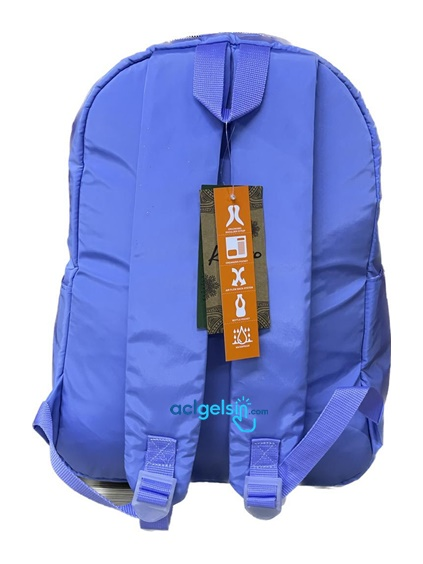 Kaukko Bright Sırt Çantası Taşlı - Floral Mavi K1521