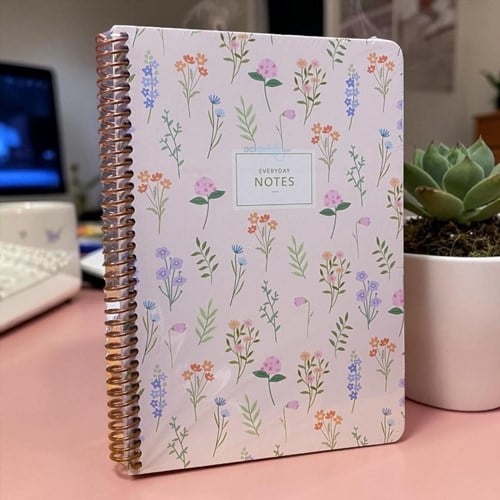 Keskin Bahar 100 Yaprak Çizgili Spiralli Sert Kapak Defter