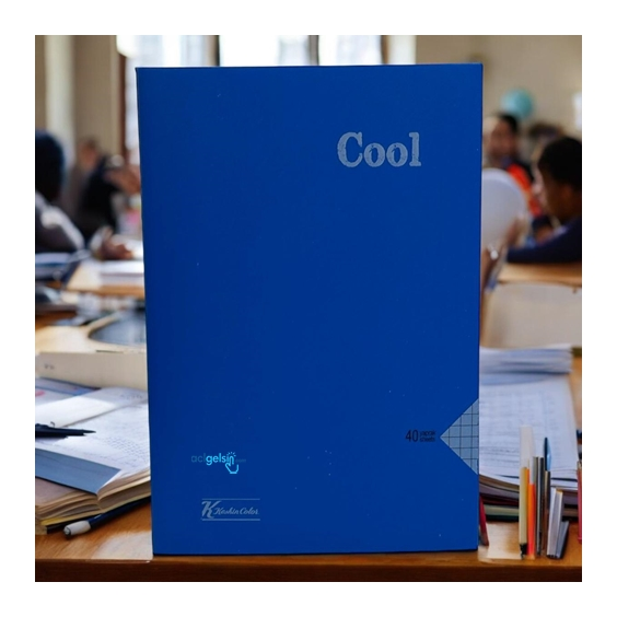 Keskin Color Cool Dikişli Defter A5 40 Yaprak Kareli