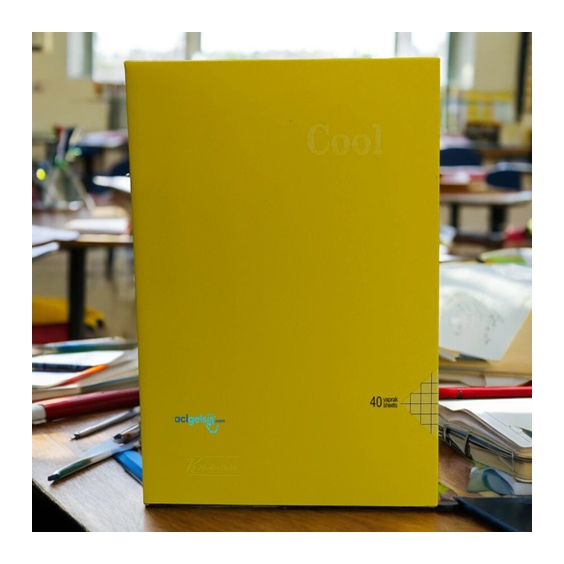 Keskin Color Cool Dikişli Defter A5 40 Yaprak Kareli