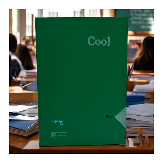 Keskin Color Cool Dikişli Defter A5 40 Yaprak Kareli