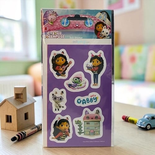 Keskin Gabbynin Hayal Evi 2li Kuşe Sticker