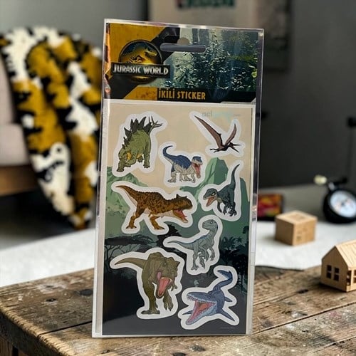 Keskin Jurassic World 2li Kuşe Sticker