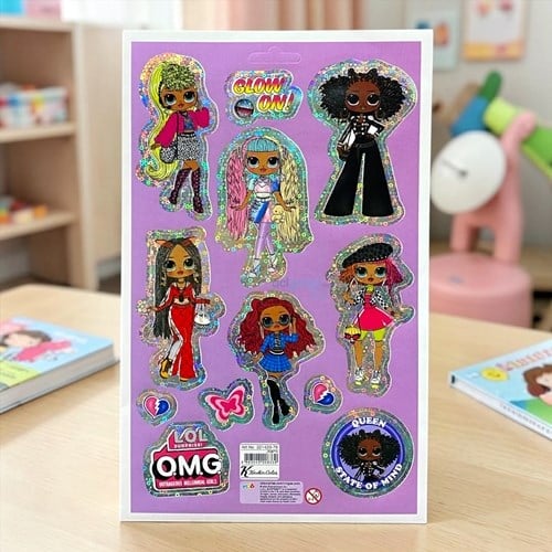 Keskin L.o.l.omg 15x24 Yaldızlı 2 Li Sticker