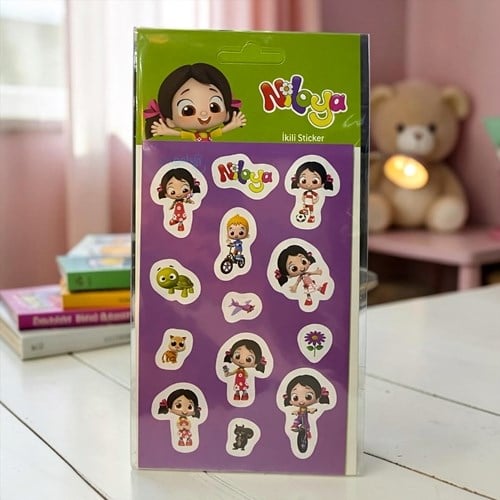 Keskin Niloya 2li Kuşe Sticker