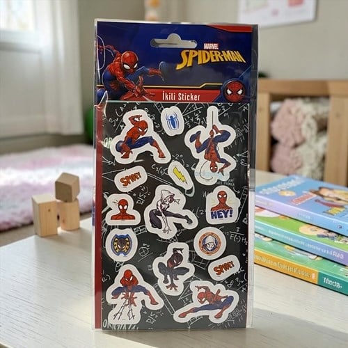 Keskin Spider-man 2li Kuşe Sticker