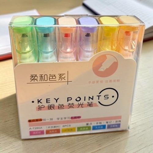 Keypoints 6 Pastel Renk Fosforlu Kalem