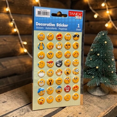 Kids Happy 3d Stickers Emoji Serisi Etiket 25028