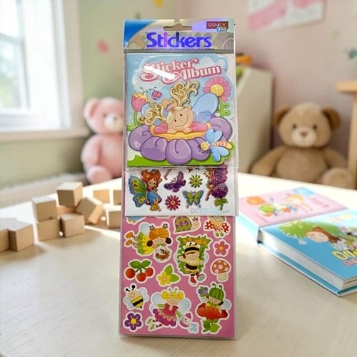 Kids Happy 3d Stickers Kelebek Kızı Albüm Serisi 25480