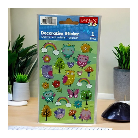 Kids Happy 3d Stickers Orman Hayvanları-2 Serisi 25094