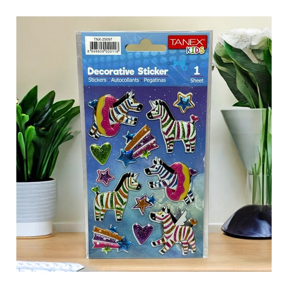 Kids Happy 3d Stickers Unıcorn At Serisi Etiket 25097
