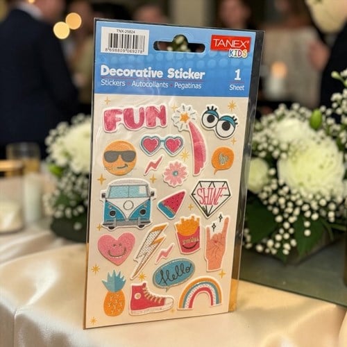Kids Happy 3d Stickers Yaz Mevsimi Serisi Etiket 25824