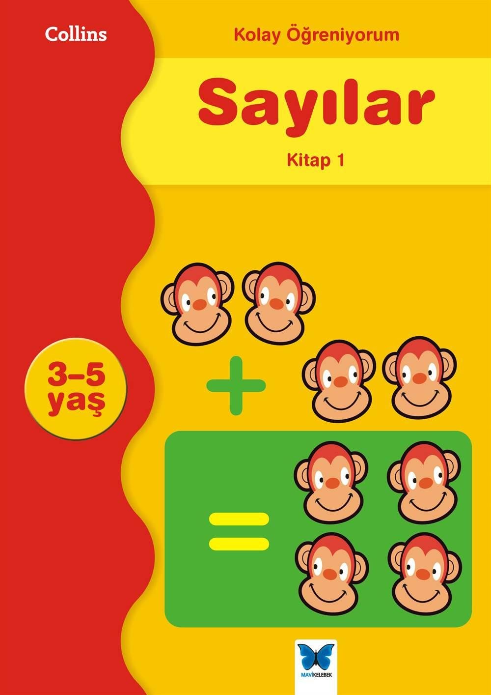 Kolay Öğreniyorum Sayılar - Kitap 1 (3-5 Yaş)