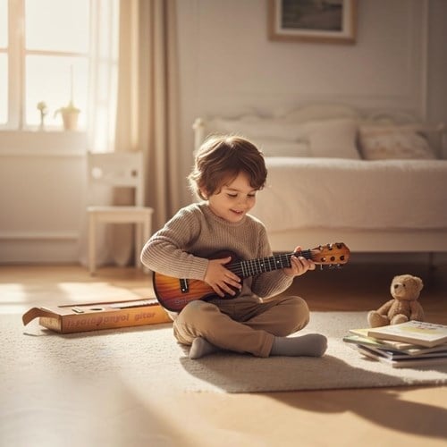 Kutulu Orta Boy İspanyol Gitar 50'cm