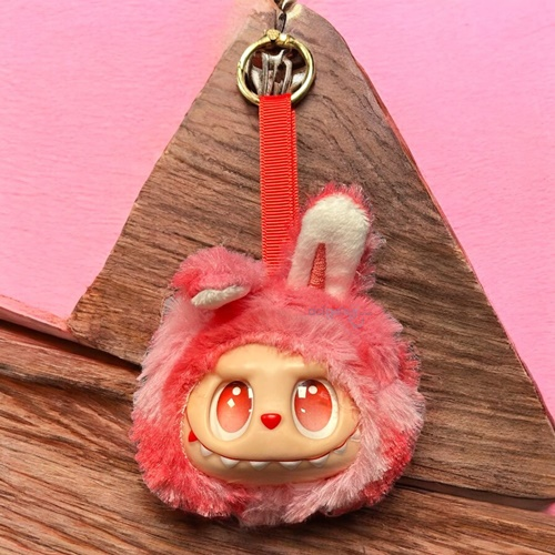 Labubu Figür Kafa Maskot Anahtarlık