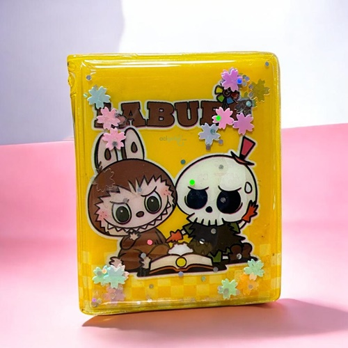 Labubu Karakterli Mini Sulu Stickerli Not Defteri