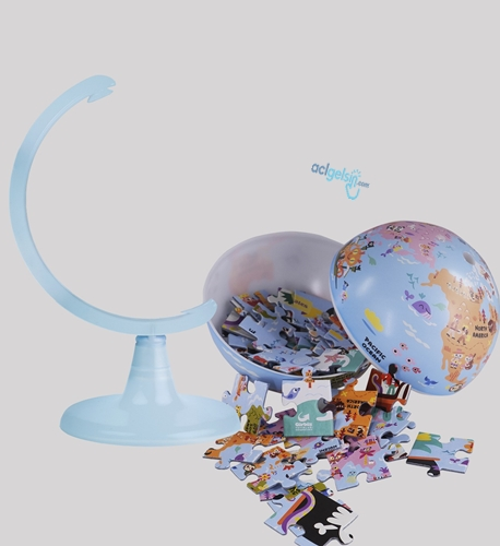 Legendary Pirates Globe + Puzzle (15 Cm Globe-54 Pcs Puzzle)