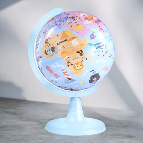 Legendary Pirates Globe + Puzzle (15 Cm Globe-54 Pcs Puzzle)