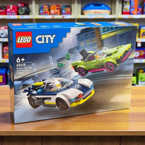 Lego City Polis Arabası Ve Spor Araba Takibi